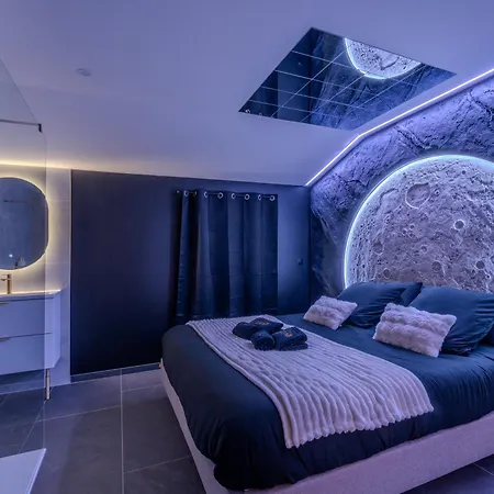 Le Celeste - Romantique Immersive Climatisee, Sauna Et Privatif