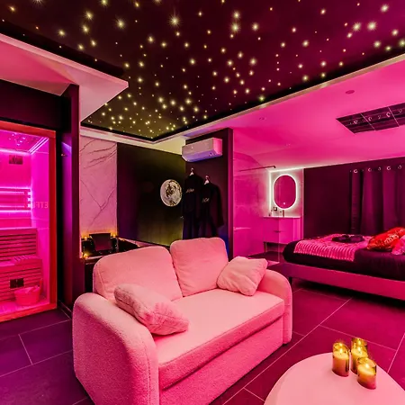 러브호텔 Le Celeste - Romantique Immersive Climatisee, Sauna Et Privatif *